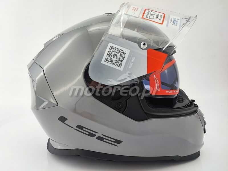 HIT! Kask z Blendą i Pinlockiem LS2 FF800 Storm 2 Szary Połysk
