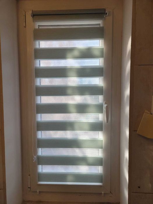 Roleta wewnętrzna dzień noc 46x140 miętowa - 2 sztuki