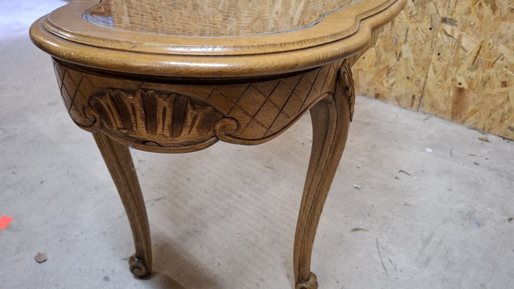 Ława ludwikowska z rafia