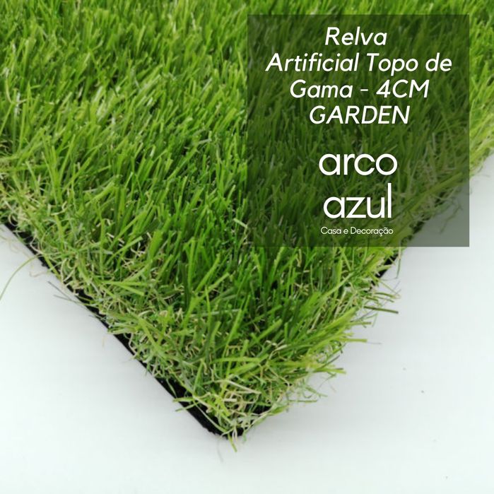 Relva Artificial Top Quality - 4cm - Gama Garden By Arcoazul