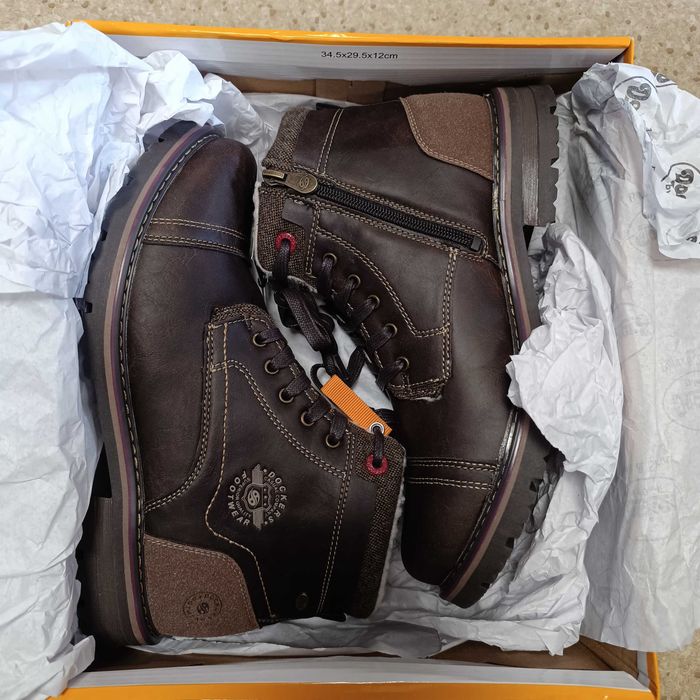 Buty Dockers zimowe męskie 43 brązowe