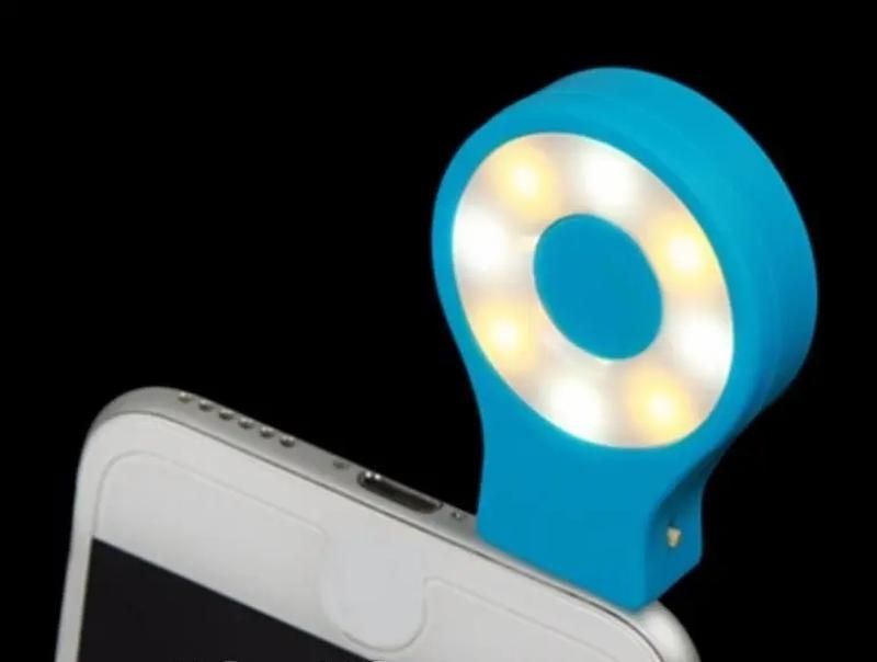 Спалах освітлення для селфі на 8 led світодіодів зі штекером 3,5 мм