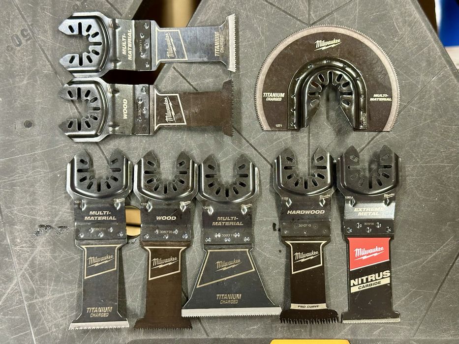 Набір полотен, полотна, для реноватора Nitrus carbide Milwaukee 8 шт