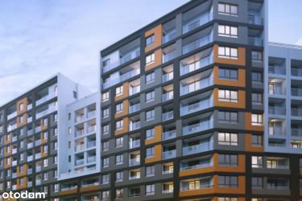 Słodowiec City - Mieszkanie 47m2, 2 pokoje z aneksem, garaż