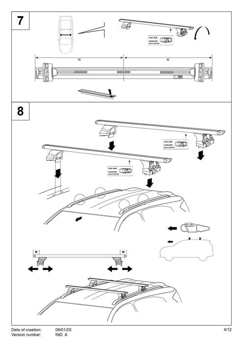 Barras de tejadilho – Opel Frontera (OV24)