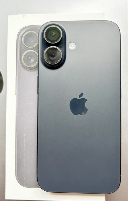 iPhone 16, 128 GB Black, eSIM. Gwarancja