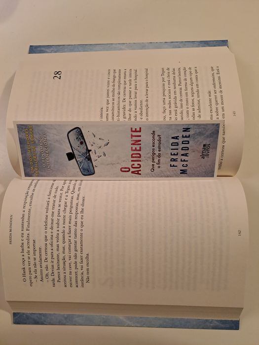 Livro O Acidente de Freida McFadden