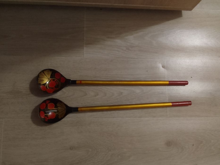 Ложка і щумовка  довгі хохлома