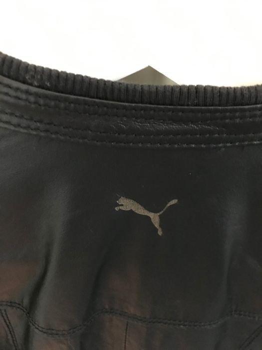 HIT!!! Kurtka skórzana PUMA sportowa r. 34