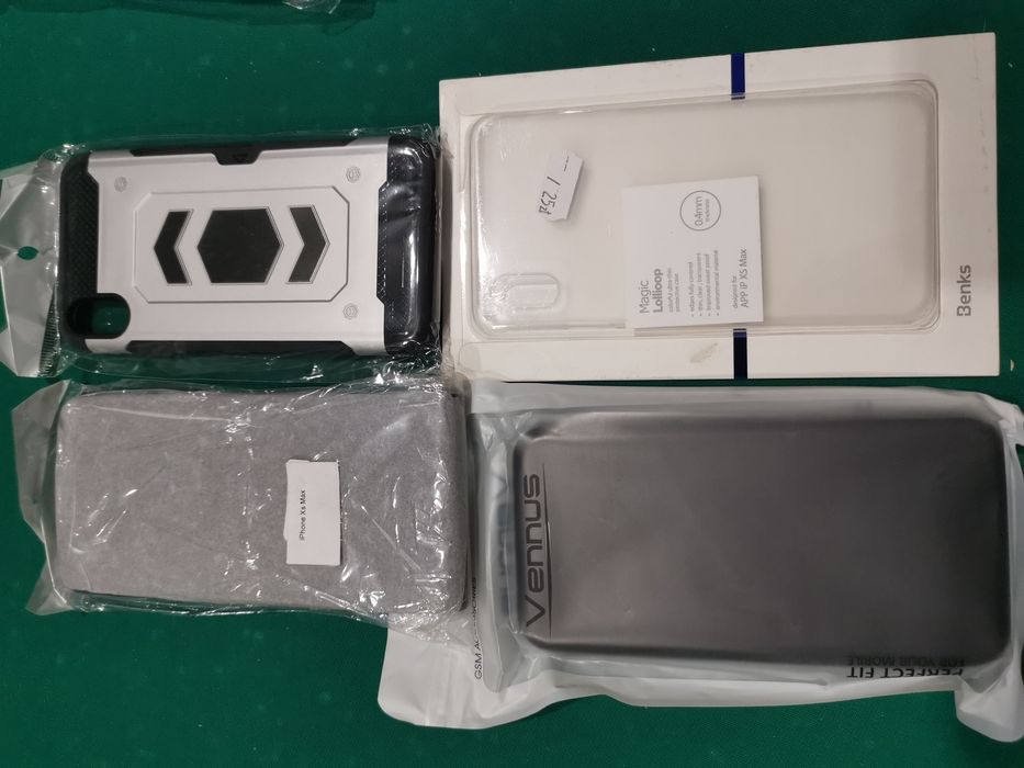 Etui pokrowiec futerał case plecki do Apple iPhone XS Max komplet 4 sz