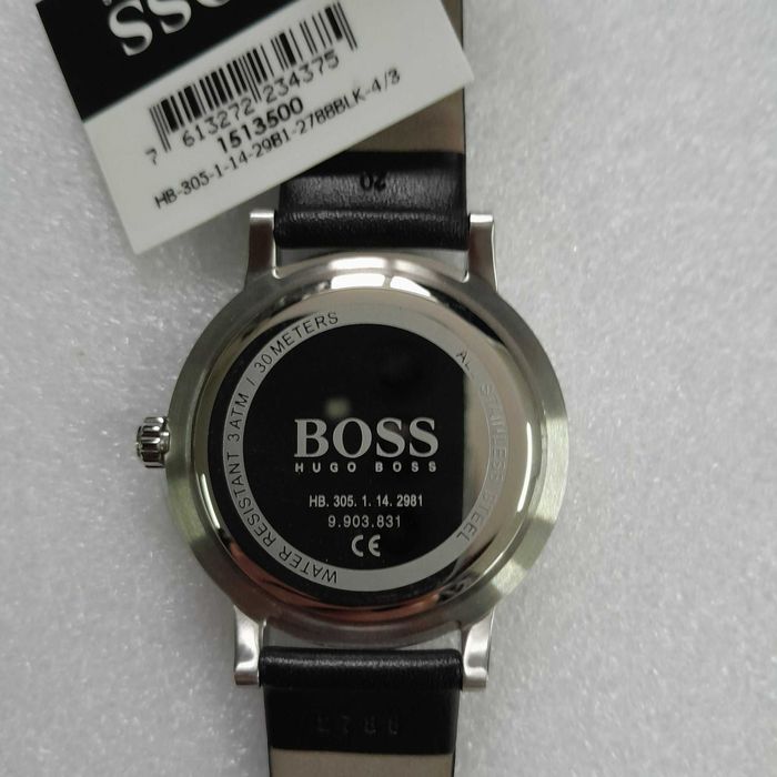 Чоловічий класичний кварцовий годинник Hugo Boss Essence 1513500