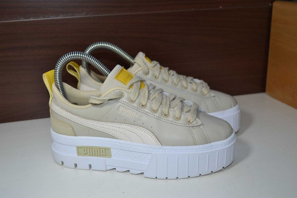 puma mayze luxe 35.5р кроссовки кожаные сникерсы оригинал