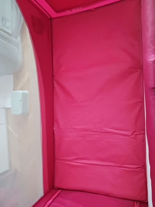 Łóżeczko turystyczne baby design rożowe