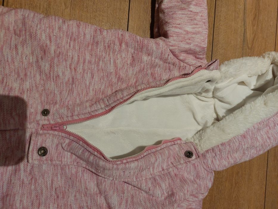 Kombinezon różowy ciepły