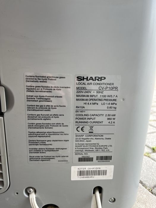 Klimatyzator sharp cv-p10pr