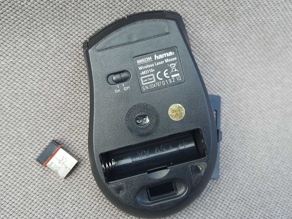 Мышка к ноутбуку Laser Hama M3110 офисная черная/школьнику/студент