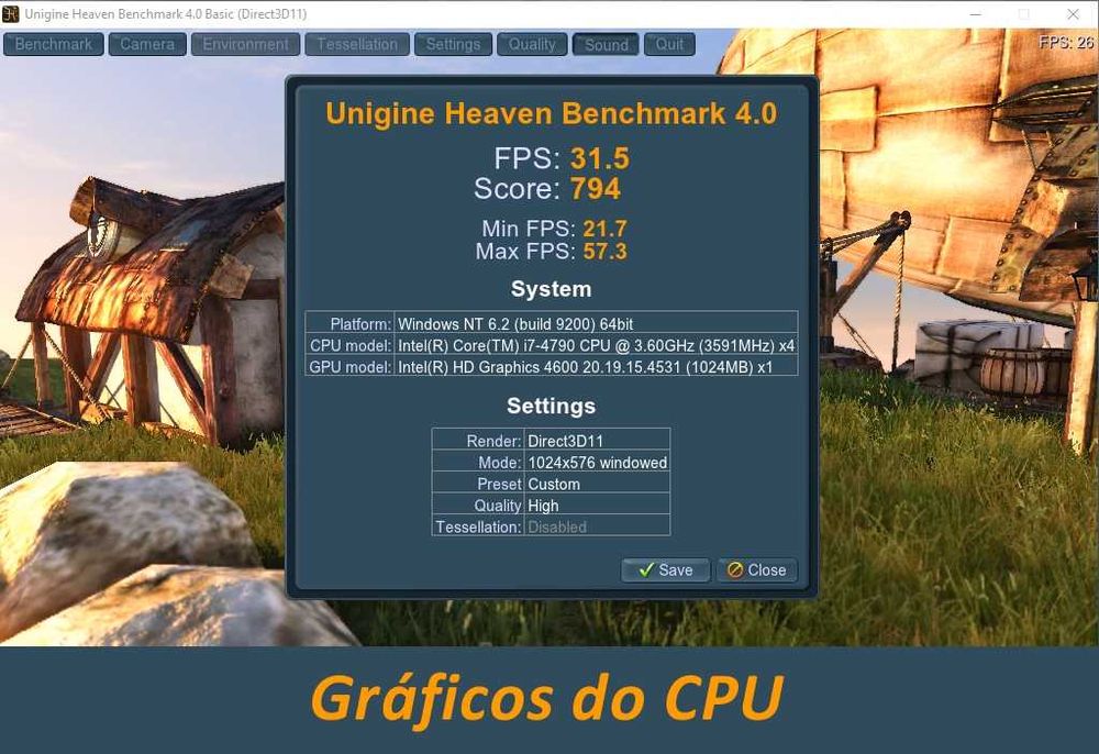 CPU Intel® Core™ i7-4790, 8Mb Cache, até 4.00GHz socket 1150