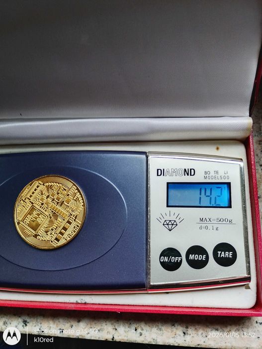 Bitcoin moneta medal