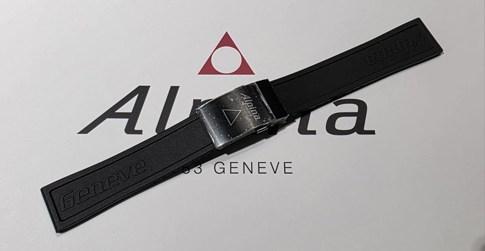 Alpina Geneve NOWY pasek  kauczukowy 22 mm MEGA OKAZJA !!!