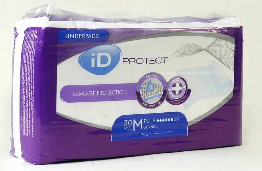 Пеленки ID PROTECT Plus  60 x 60 см