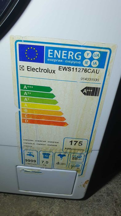 Pralka Electrolux EWS11276CAU sprawna głośne łożysko Racibórz śląskie