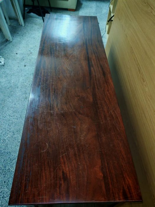 Secretária / mesa de encostar antiga