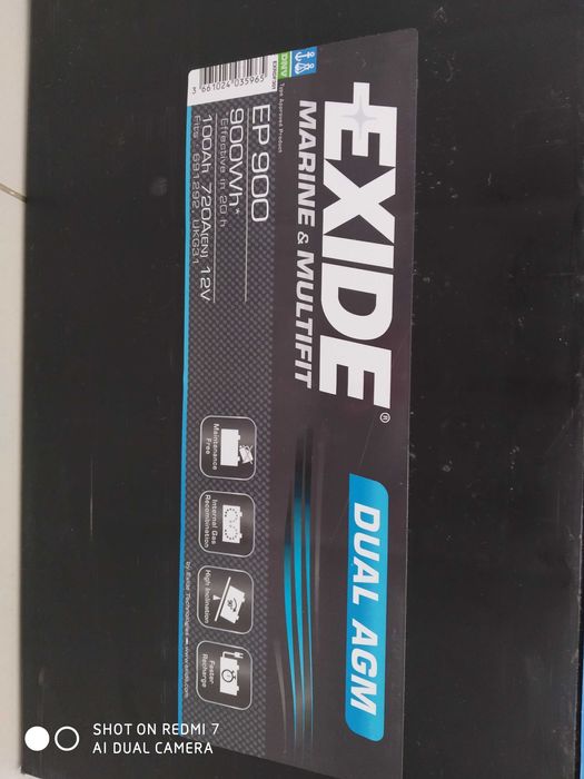 Bateria EXIDE 12V 100Ah 800A  EP 900 Gel OKAZJA !!!