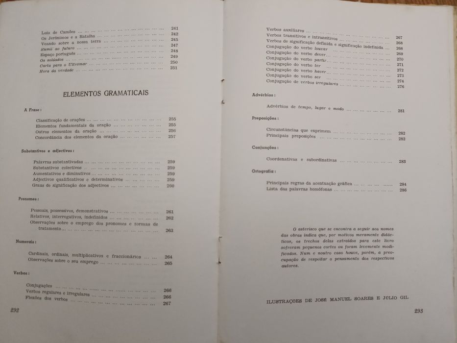 Livro escolar antigo