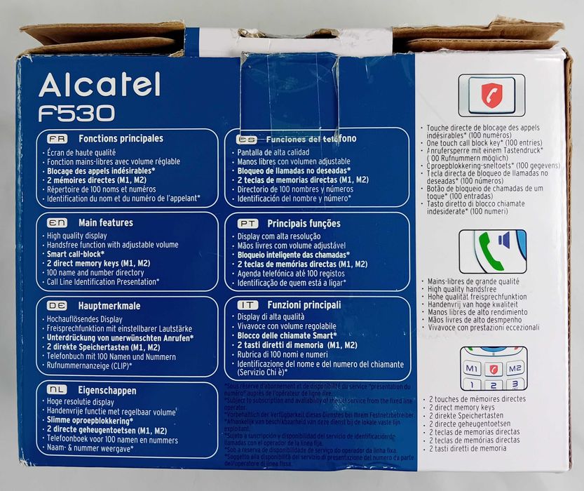 Alcatel F530 - bezprzewodowy telefon