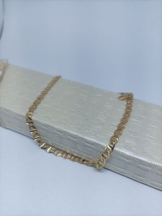 Złota bransoletka splot Gucci 585 długość 19 cm