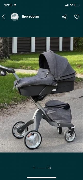 Дитяча каляска . Детская коляска. Коляска stokke