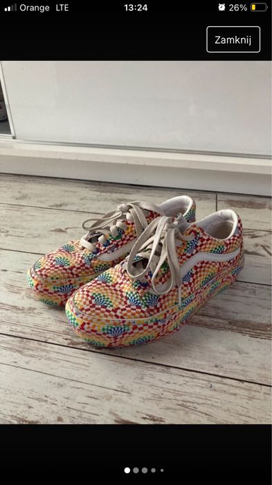 buty vans pride kolorowe tęczowe