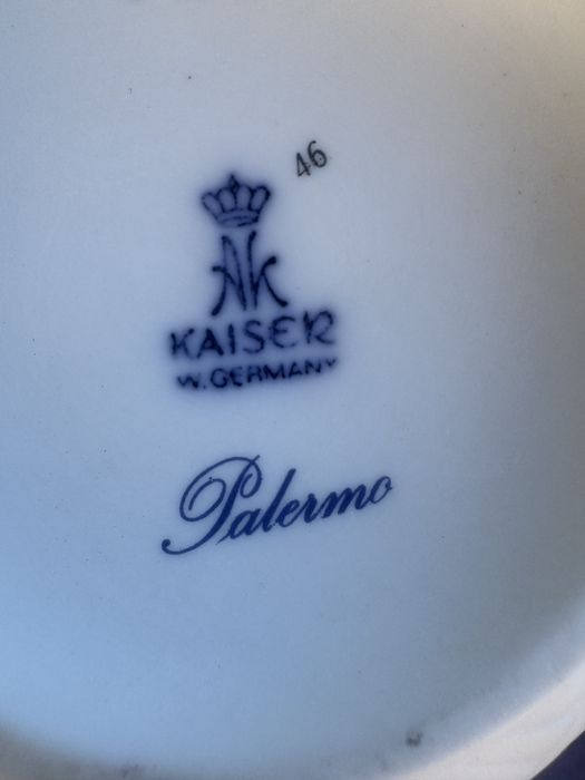 Śliczny stary wazon na kwiaty ceramika Kaiser