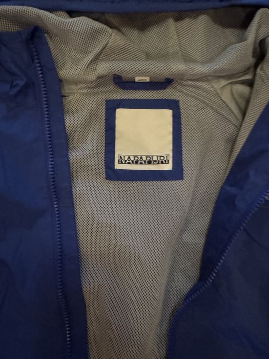 Куртка вітровка чоловіча Napapiriji Morgex hooded jacket blue mazarin