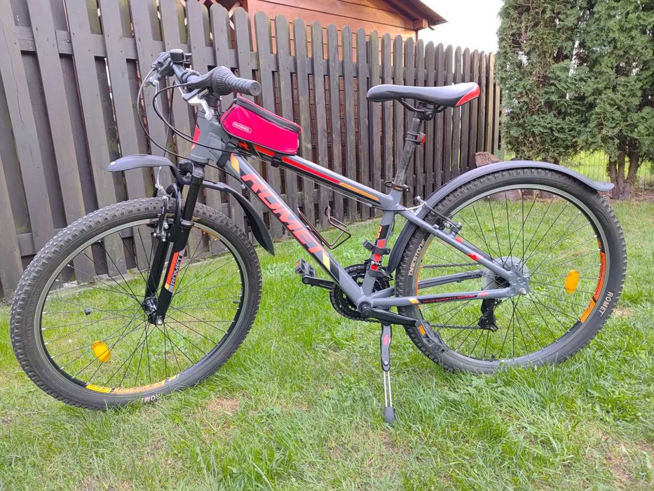 Rower górski ROMET RAMBLER 26" S szaro/pomarańczowy