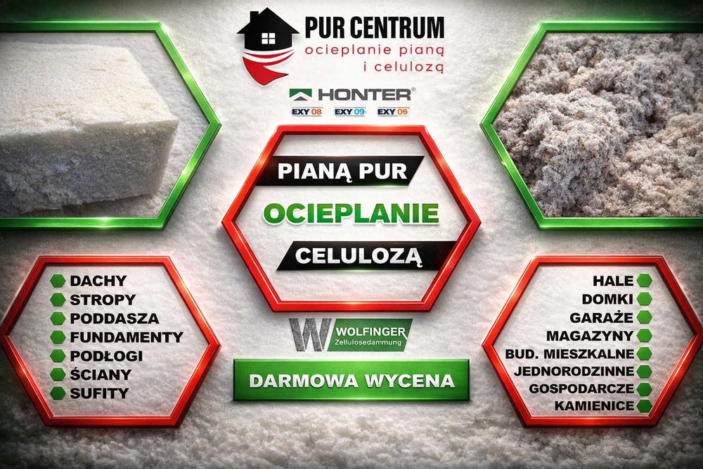 Ocieplenie poddasza pianą PUR | Izolacja dachu | Darmowa wycena