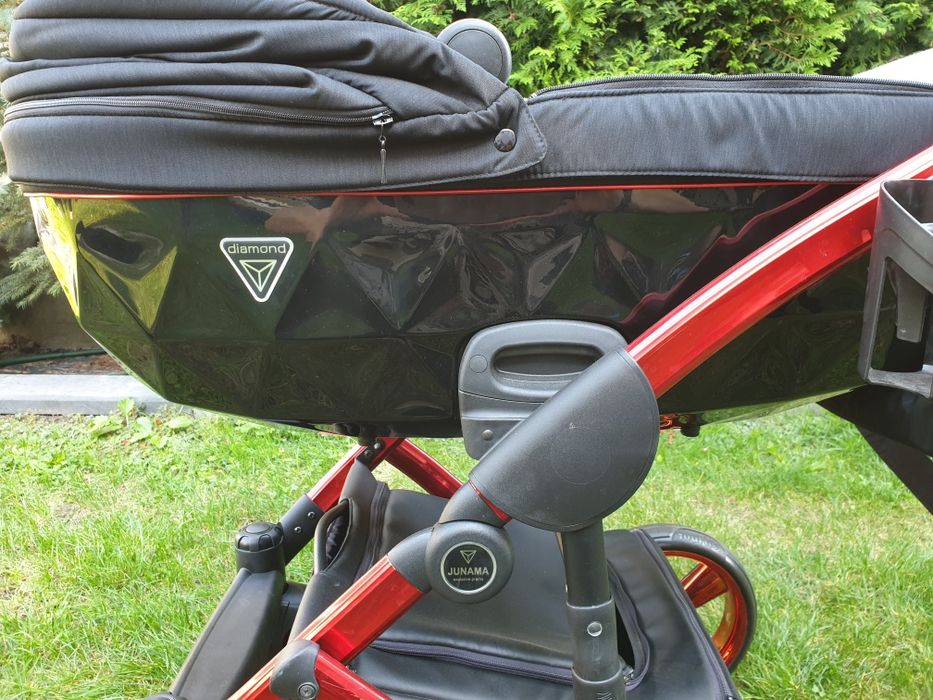 Wózek dziecięcy Junama Diamond Individual 2w1 czewony