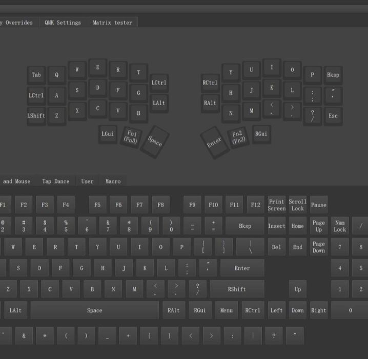 Спліт клавіатура CORNE V4 2.4G | Фабрична пайка без свічів та кейкапів