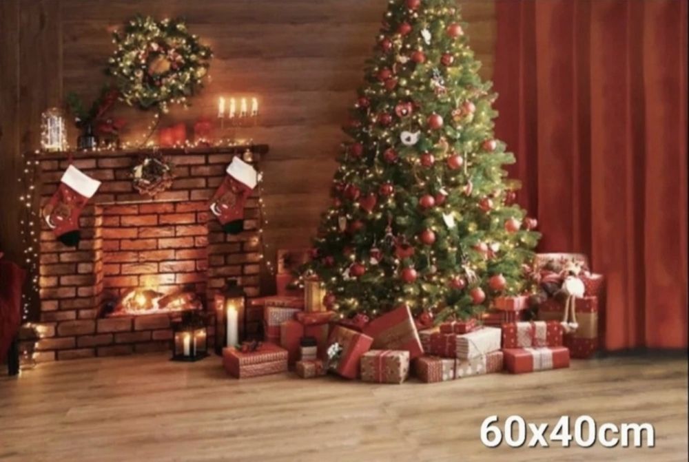 Tela de natal nova 60x40cm