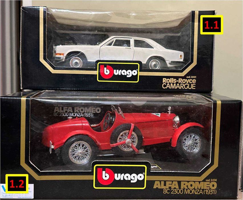 Miniaturas Automóveis (modelos vintage - raros)