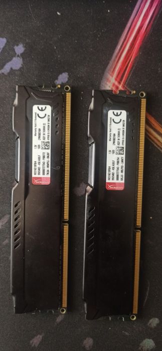 HyperX 2x 4gb DDR3 8gb 1600 MHz FURY