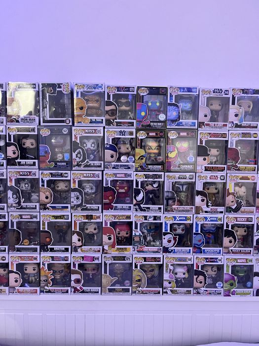 Funko pop:Marvel; KISS; Star wars; Batman; Dragon ball;pokemon