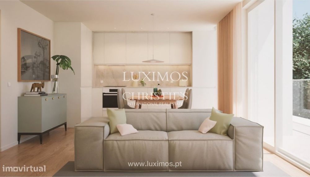 Apartamento T1 novo com varanda para venda no Matosinhos Sea Living