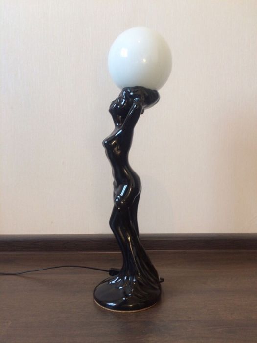 Настольная лампа. Декоративный светильник / торшер Афина