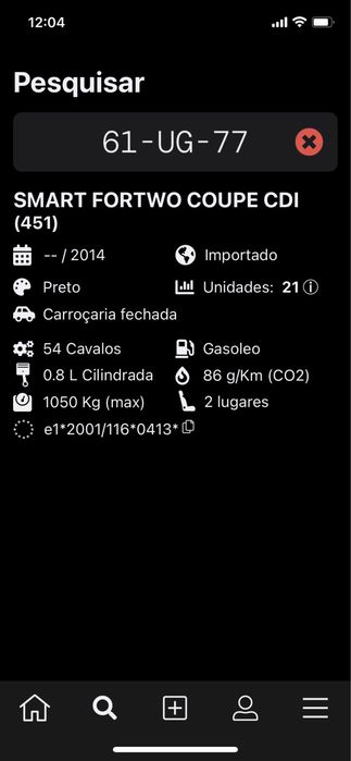 Smart four two 2014 diesel