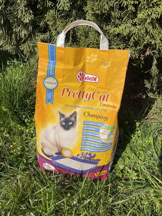 Бентонітовий наповнювач для котів 5кг