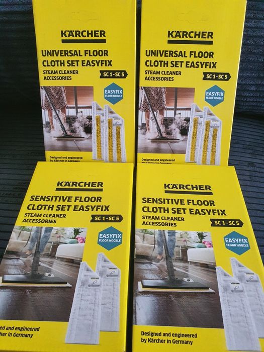 Ścierki do parownicy SC 1- SC 5, oryginalne