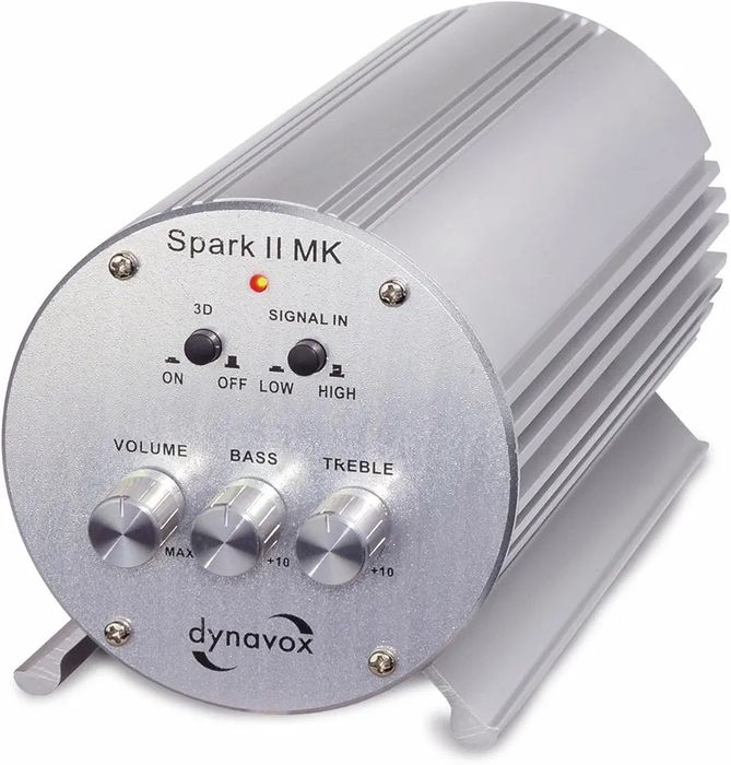 Dynavox Spark II Stereo Mini wzmacniacz (2 x 30 Watt) silber