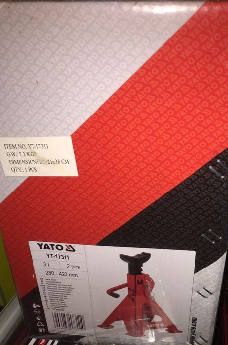 Підставки під автомобіль 3 тонни YATO YT-17311.