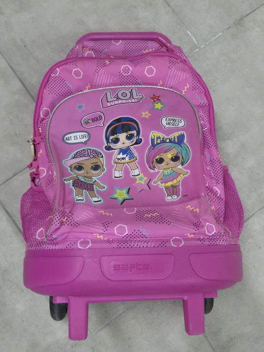 Mochila trolley Safta LOL Surprise! 45cm - Como Nova
